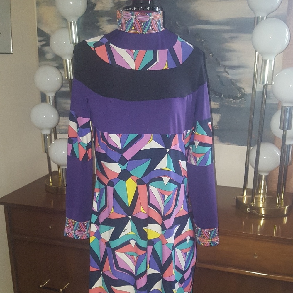 Emilio Pucci Kaleidoscope Dress Sz 40